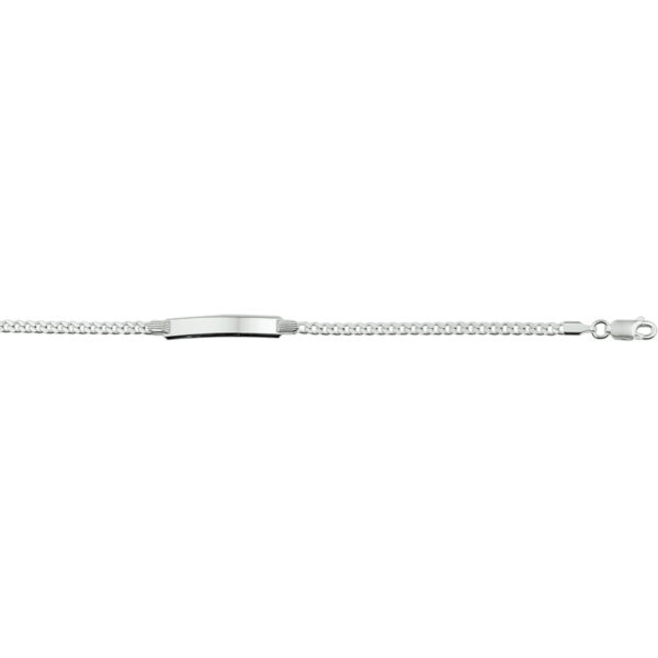 graveerarmband gourmet 6 mm zilver gerhodineerd - Afbeelding 2