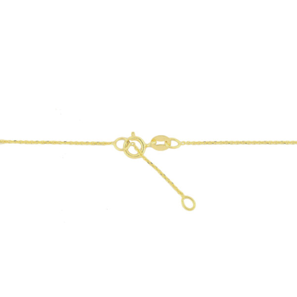 graveercollier rondje 40 - 42 cm 14K geelgoud - Afbeelding 3