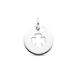 graveerhanger 14 mm zilver gerhodineerd