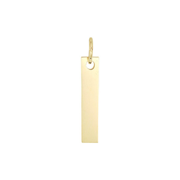 graveerhanger 14K geelgoud