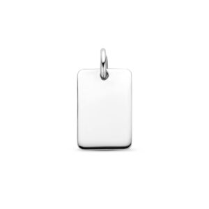graveerhanger 15 mm zilver gerhodineerd