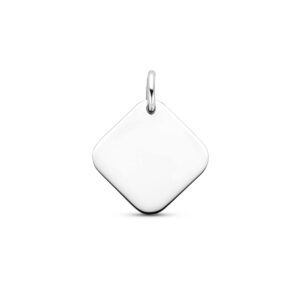 graveerhanger 15 mm zilver gerhodineerd