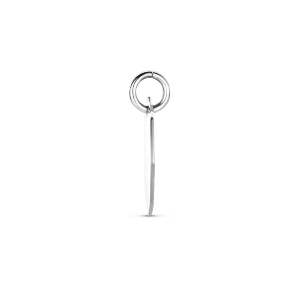graveerhanger 16 mm zilver gerhodineerd - Afbeelding 3
