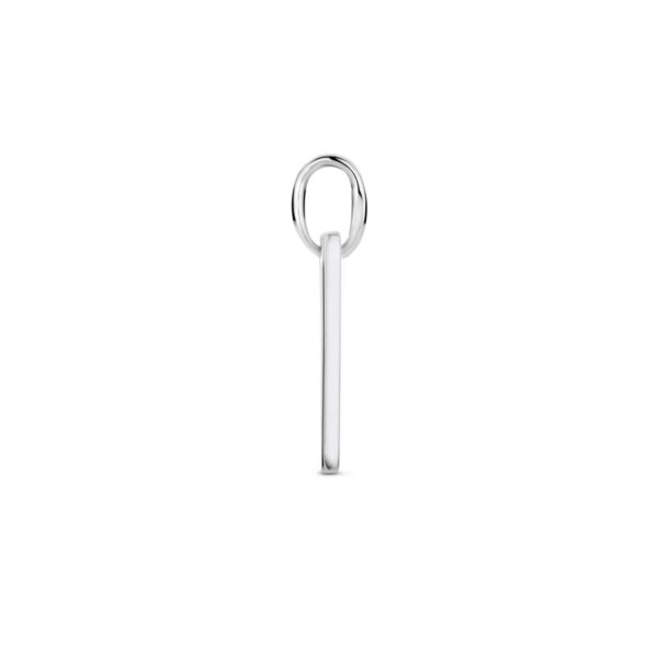 graveerhanger 17 mm zilver gerhodineerd - Afbeelding 3