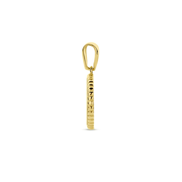 graveerhanger 18 mm 14K geelgoud - Afbeelding 3
