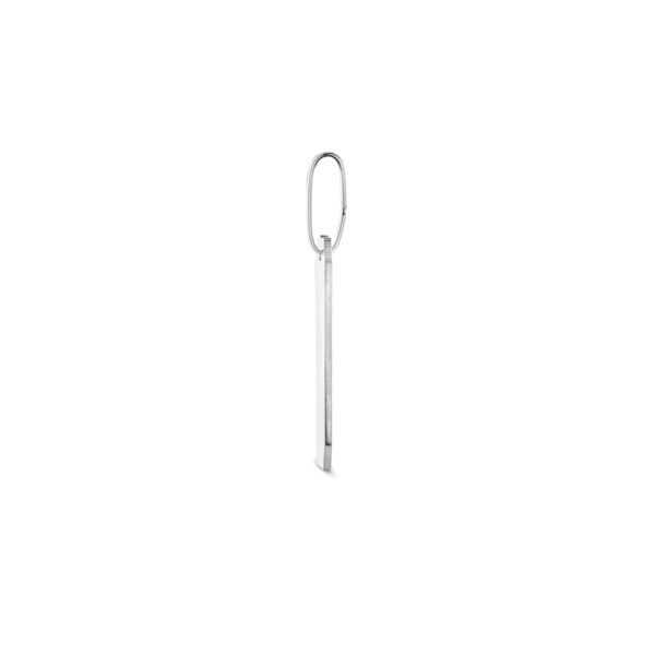 graveerhanger 18 mm zilver gerhodineerd - Afbeelding 3