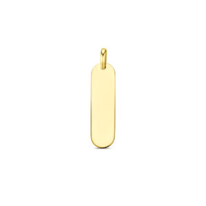 graveerhanger 29 mm 14K geelgoud
