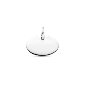 graveerhanger 9,5 mm zilver gerhodineerd