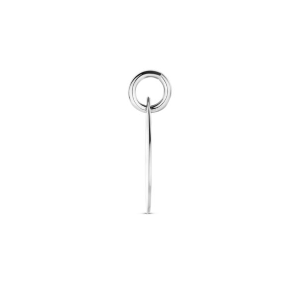 graveerhanger druppel 15 mm zilver gerhodineerd - Afbeelding 3