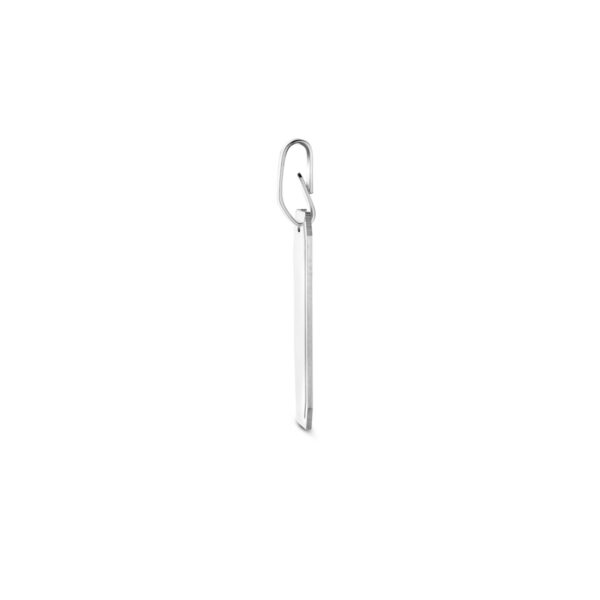 graveerhanger gediamanteerd 18 mm zilver gerhodineerd - Afbeelding 3