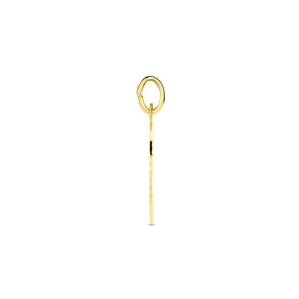 graveerhanger gediamanteerd 21 mm 14K geelgoud - Afbeelding 3