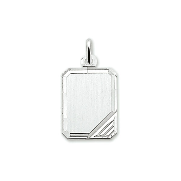 graveerhanger gediamanteerd zilver gerhodineerd