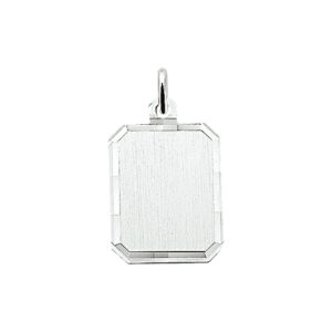 graveerhanger gediamanteerd zilver wit