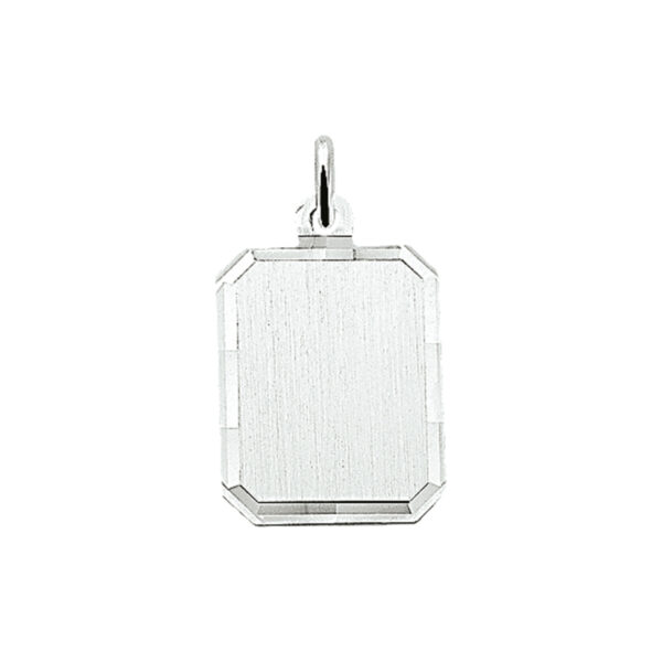 graveerhanger gediamanteerd zilver wit