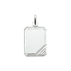 graveerhanger gediamanteerd zilver wit