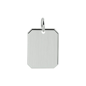 graveerhanger gediamanteerd zilver wit