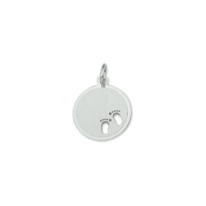 graveerhanger gestanste voeten zilver gerhodineerd