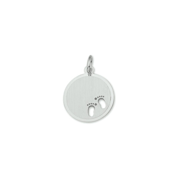 graveerhanger gestanste voeten zilver gerhodineerd