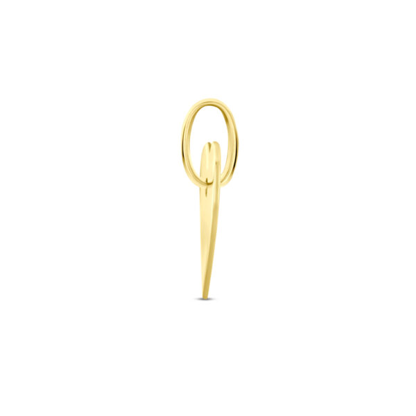 graveerhanger hart 14K geelgoud - Afbeelding 3