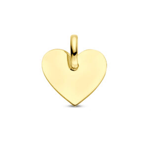 graveerhanger hart 14K geelgoud