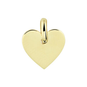 graveerhanger hart 14K geelgoud