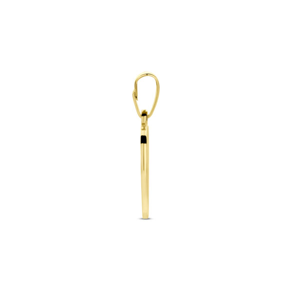 graveerhanger hartje 19 mm 14K geelgoud - Afbeelding 3
