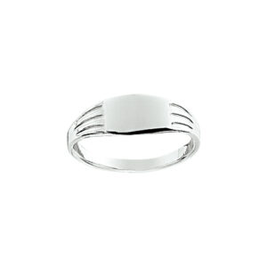 graveerring massief zilver wit