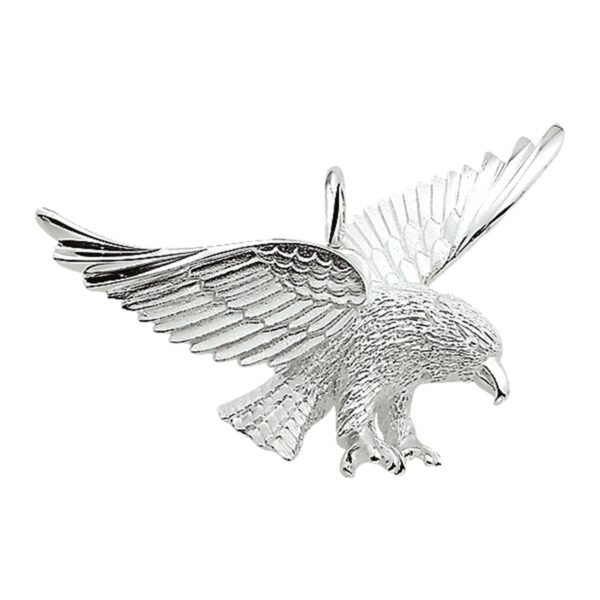 hanger adelaar zilver wit