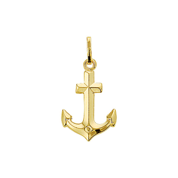 hanger anker 14K geelgoud