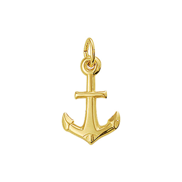 hanger anker 14K geelgoud