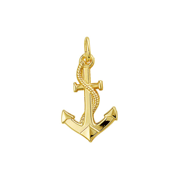 hanger anker 14K geelgoud