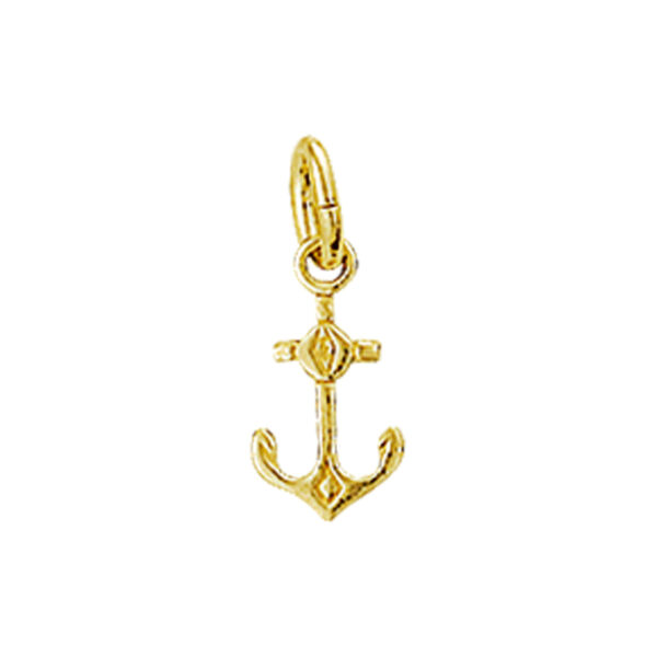 hanger anker 14K geelgoud