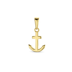 hanger anker 14K geelgoud
