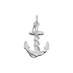hanger anker zilver wit
