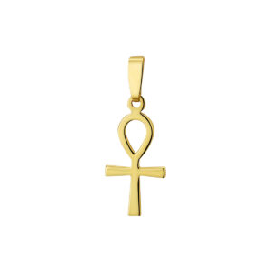 hanger ankh kruis 14K geelgoud