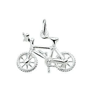 hanger bmx-fiets zilver wit