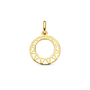 hanger cirkel 14K geelgoud