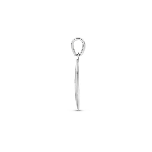 hanger cirkel hart, peace en infinity zilver gerhodineerd - Afbeelding 3