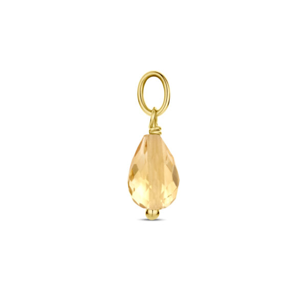 hanger citrien 14K geelgoud - Afbeelding 3