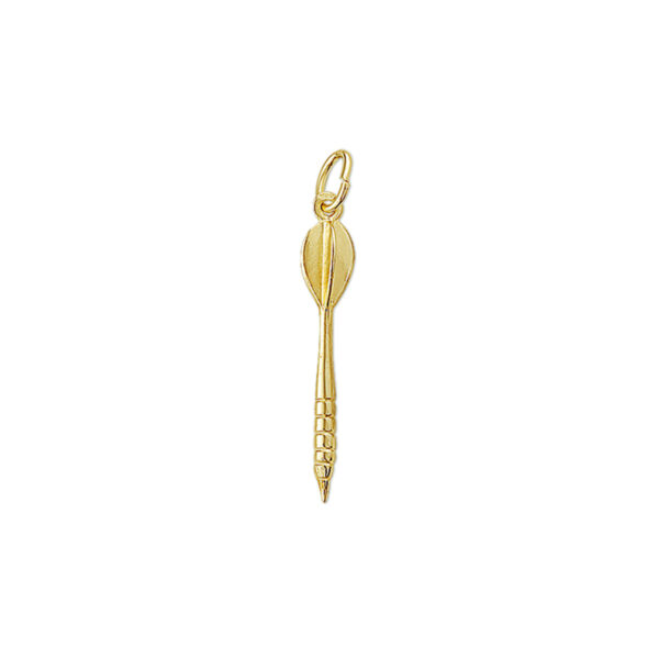 hanger dartpijl 14K geelgoud