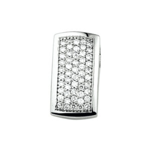 hanger diamant 0.25ct h si 14K witgoud