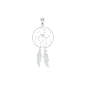 hanger dromenvanger zilver gerhodineerd