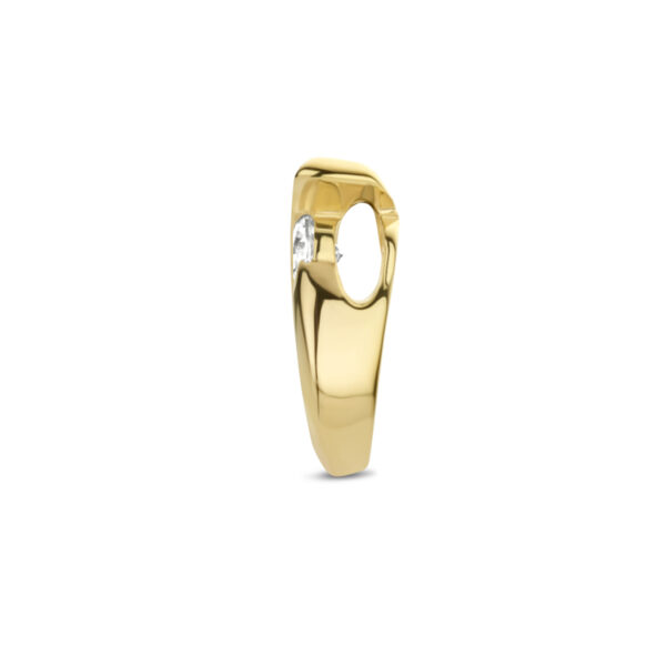 hanger druppel zirkonia 14K geelgoud - Afbeelding 3