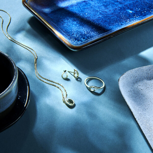 hanger druppel zirkonia 14K geelgoud - Afbeelding 5