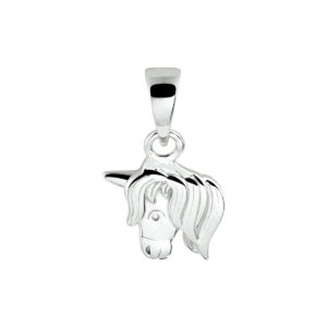 hanger eenhoorn zilver gerhodineerd
