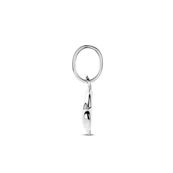 hanger emaille hartje 11 mm zilver gerhodineerd - Afbeelding 3