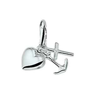 hanger geloof, hoop en liefde 14K witgoud