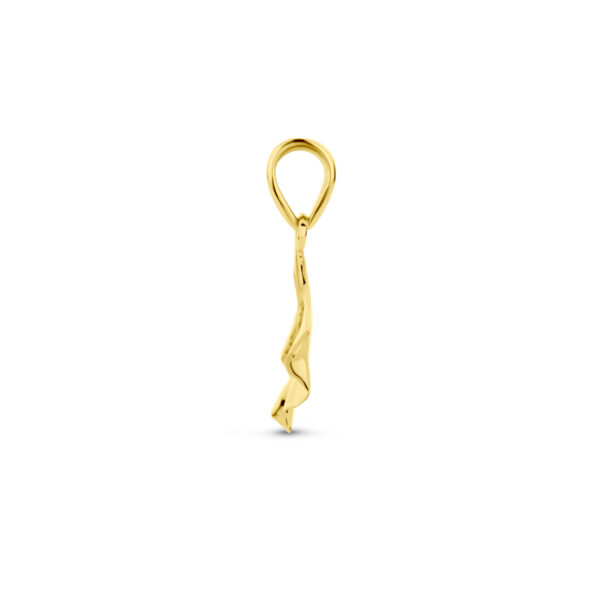 hanger ginkgo blad 14K geelgoud - Afbeelding 3