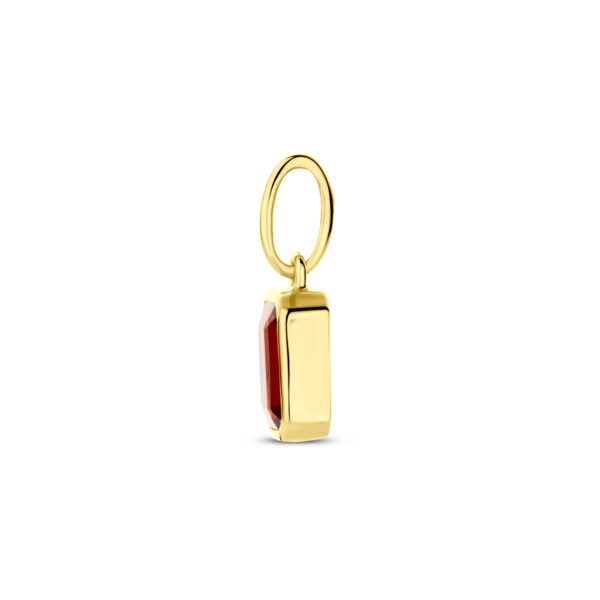 hanger granaat 12 mm 14K geelgoud - Afbeelding 3