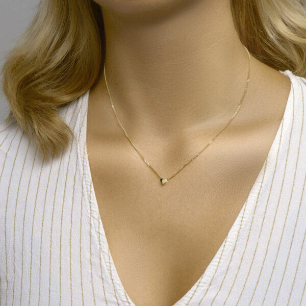 hanger hart 14K geelgoud - Afbeelding 2